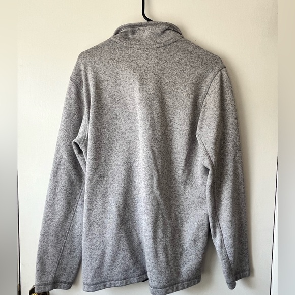 Eddie Bauer Men’s Convector Snap Mock Sweater Large Gray - Picture 2 of 5